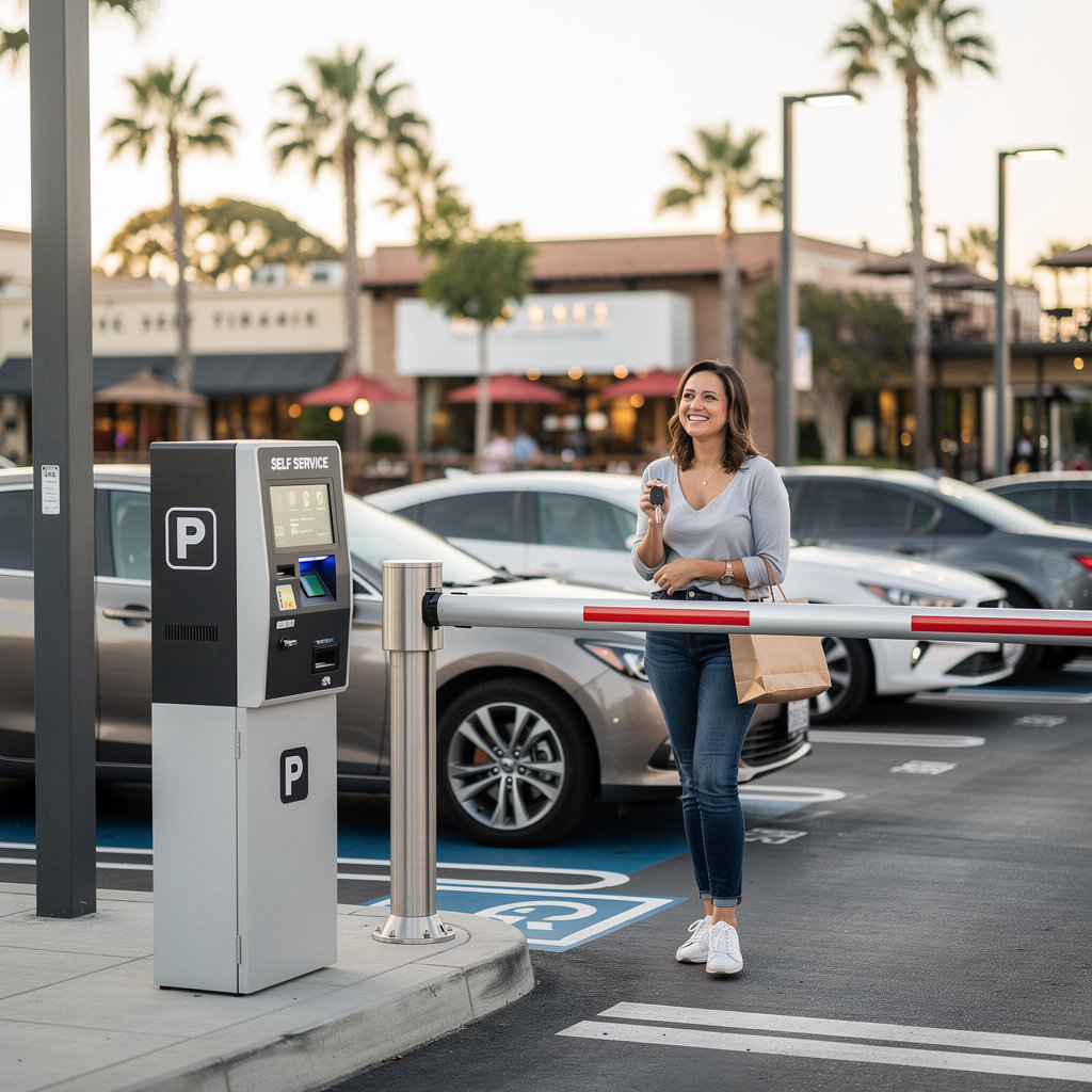 City Lot 11 convenient downtown Santa Barbara parking location near shops and attractions